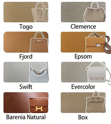 hermes bag leather|hermes bag leather types.